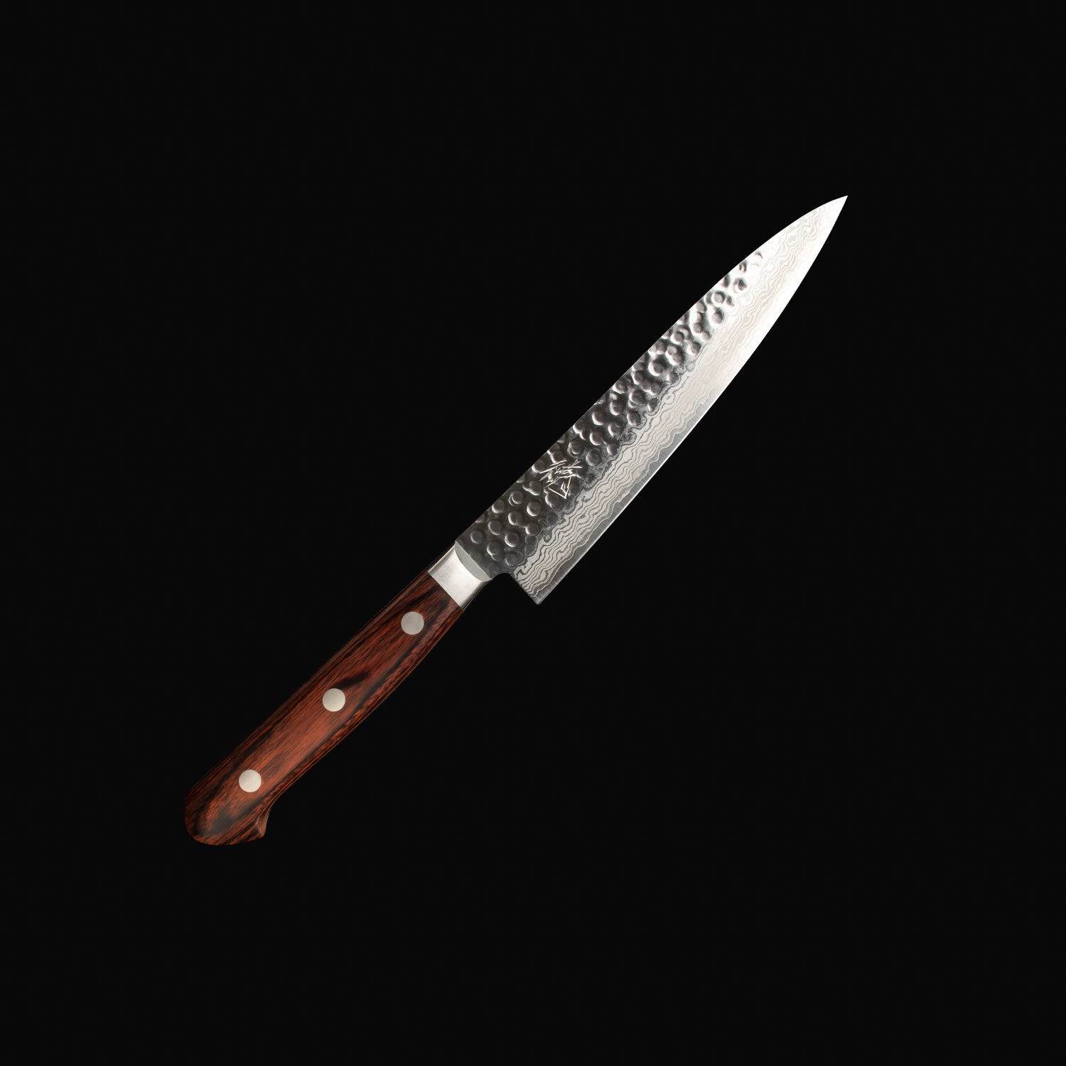 鎚目鍛造ダマスカス ペティナイフ 入荷!