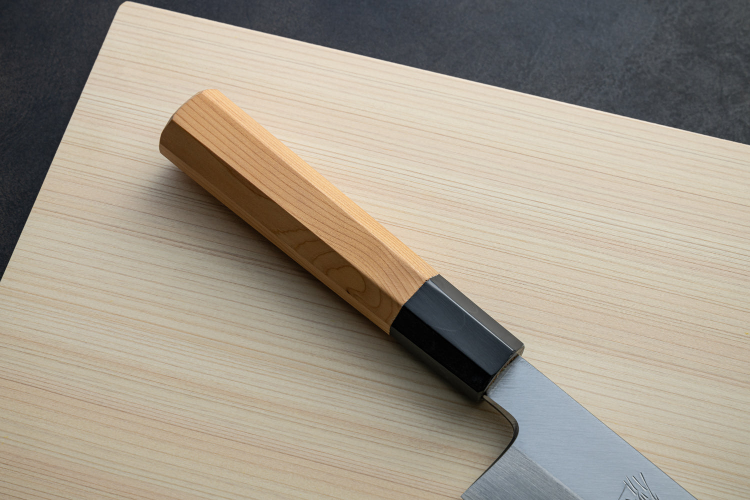 Japan Knife TOKU | Usuba knife White paper 2 steel blade Yew octagonal handle