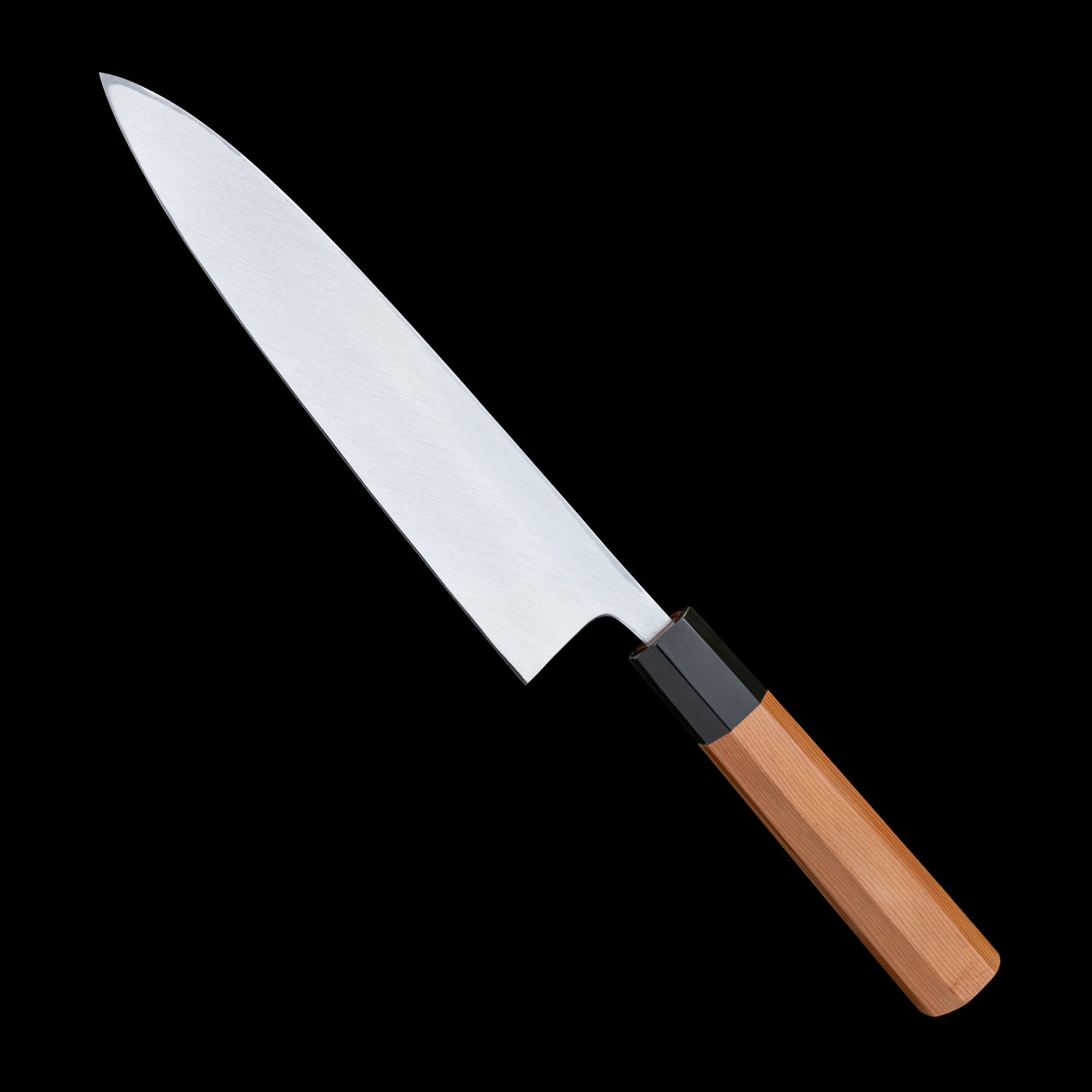 Japan Knife TOKU | Mioroshi knife White paper 2 steel blade Yew octagonal handle