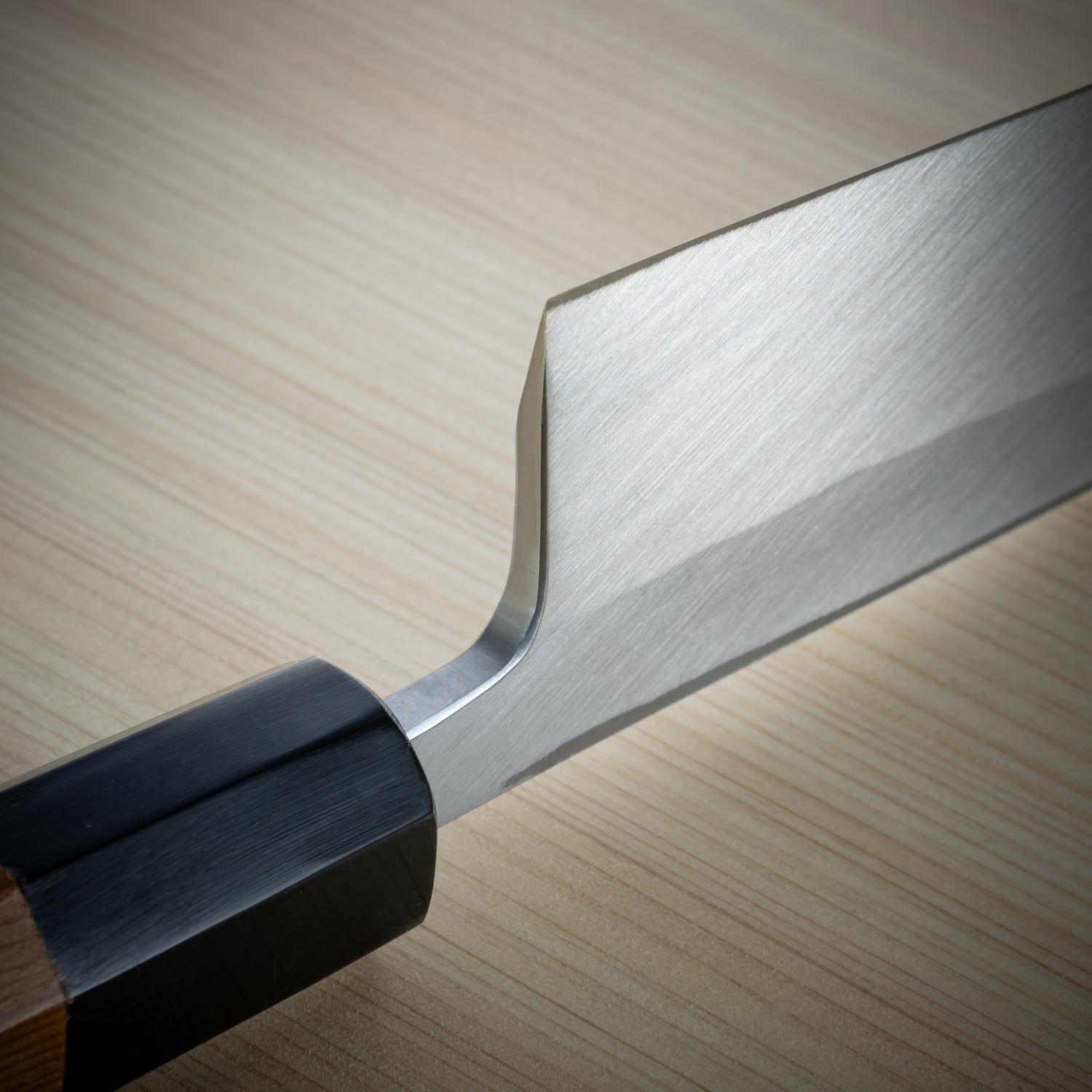 Japan Knife TOKU | Mioroshi knife White paper 2 steel blade Yew octagonal handle