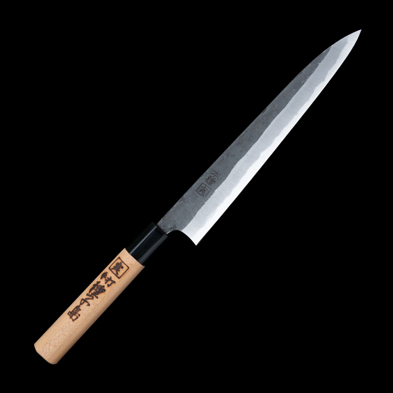 Japan Knife TOKU | Yanagiba knife made in Tanegashima, White paper No.1, cherry pattern