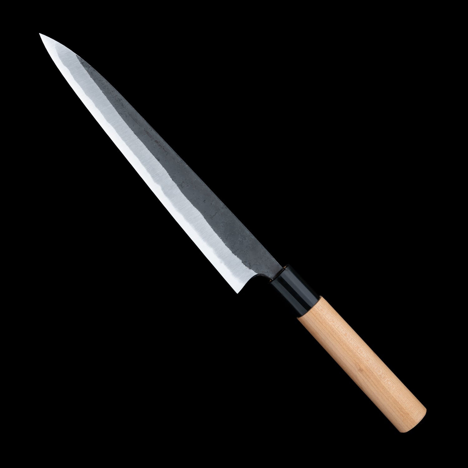 Japan Knife TOKU | Yanagiba knife made in Tanegashima, White paper No.1, cherry pattern
