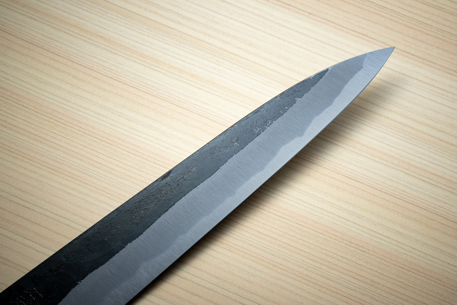 Japan Knife TOKU | Yanagiba knife made in Tanegashima, White paper No.1, cherry pattern