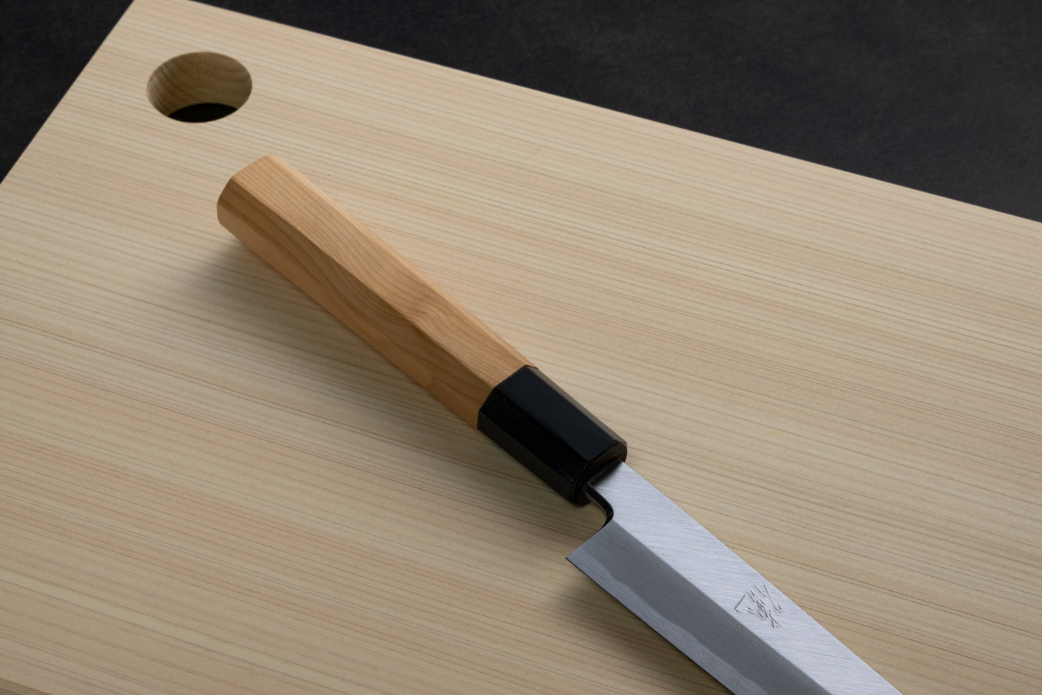 Japan Knife TOKU | Honkasumi Yanagiba knife White paper 2 steel blade Yew octagonal handle
