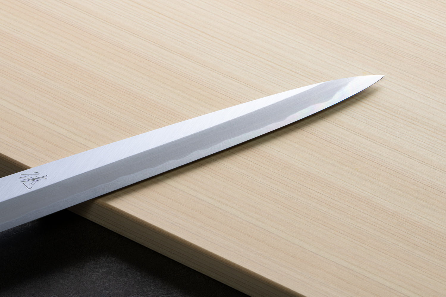 Japan Knife TOKU | Honkasumi Yanagiba knife White paper 2 steel blade Yew octagonal handle