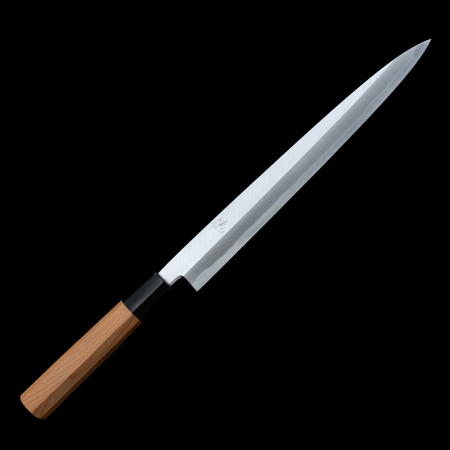 Japan Knife TOKU | Honkasumi Yanagiba knife White paper 2 steel blade Yew octagonal handle