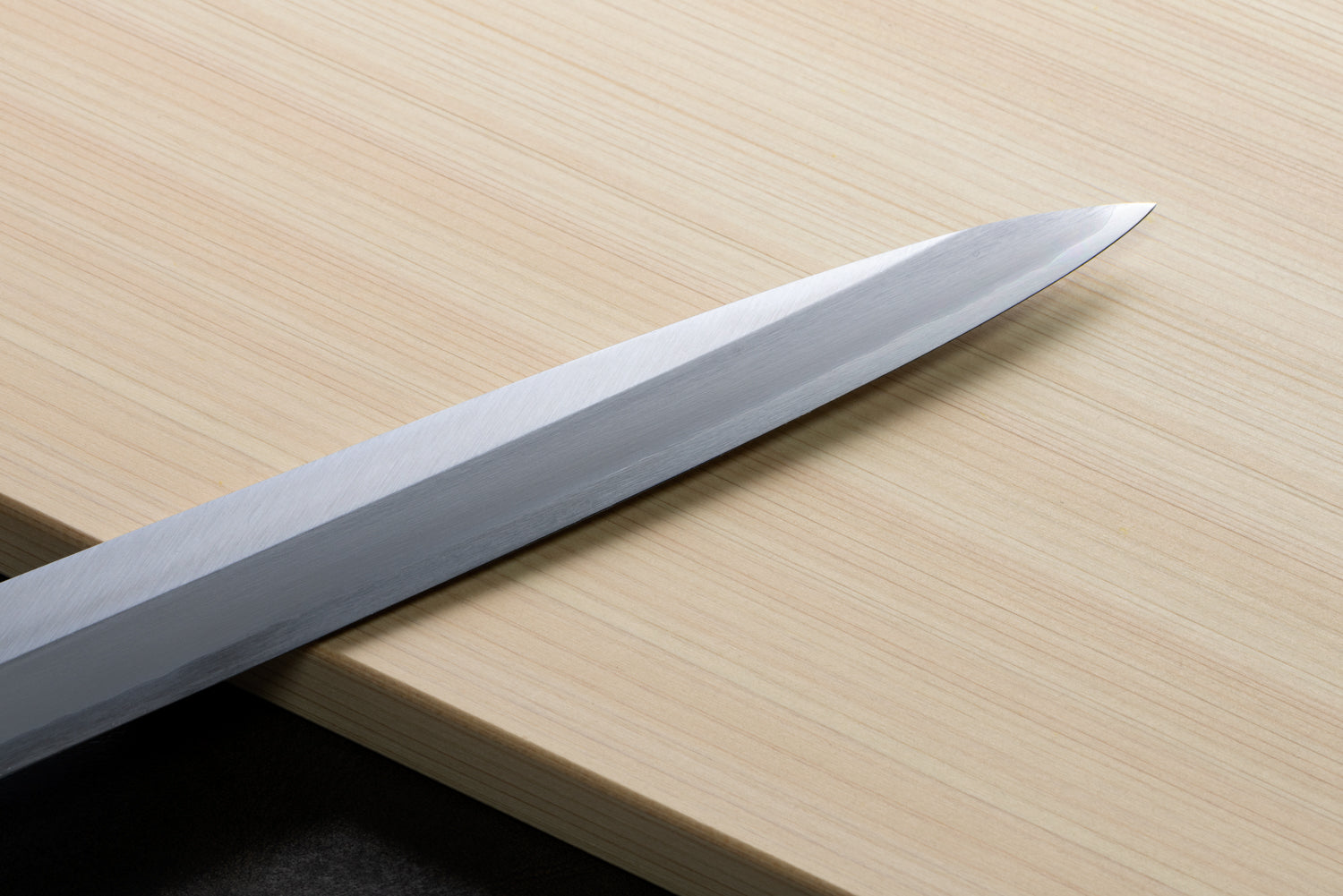 Japan Knife TOKU | Ginsan steel Yanagiba Knife Yew octagonal handle