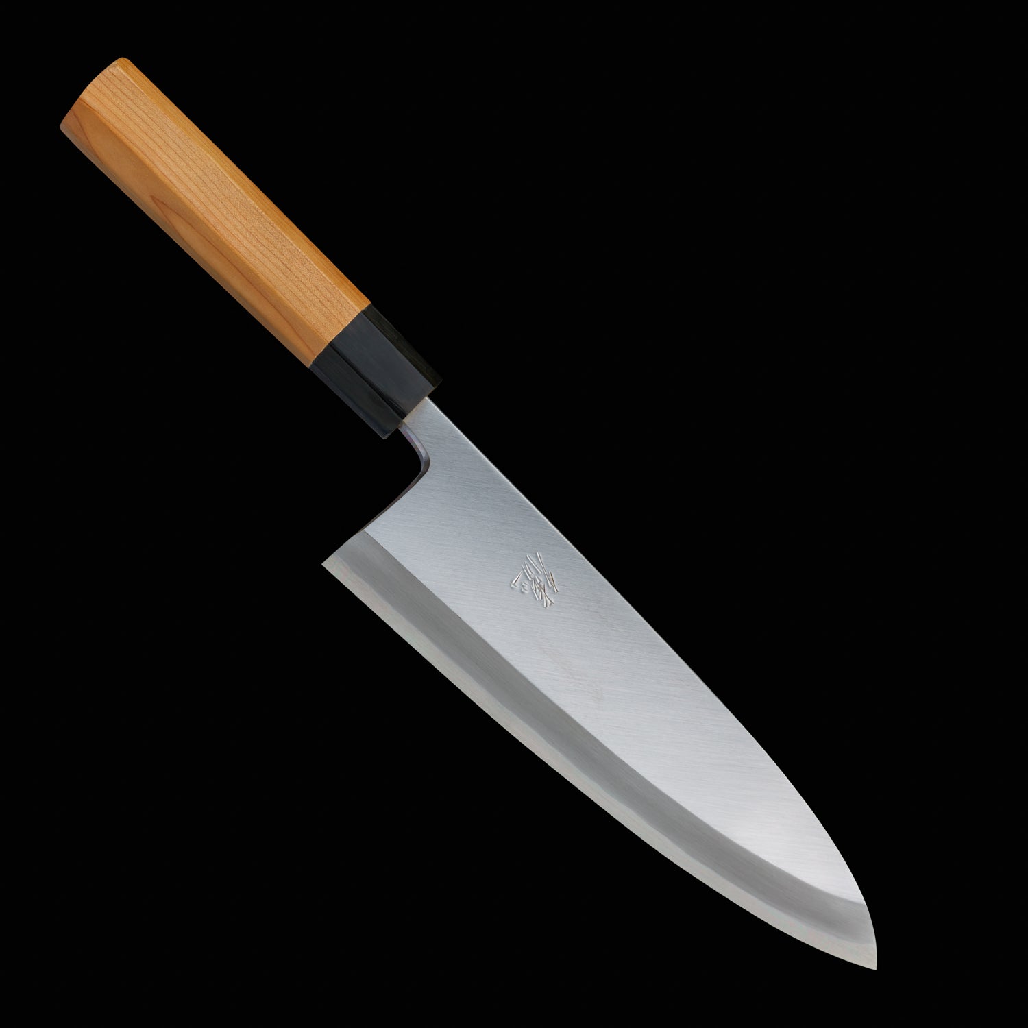 Japan Knife TOKU | Deba knife White paper 2 steel blade Yew octagonal handle