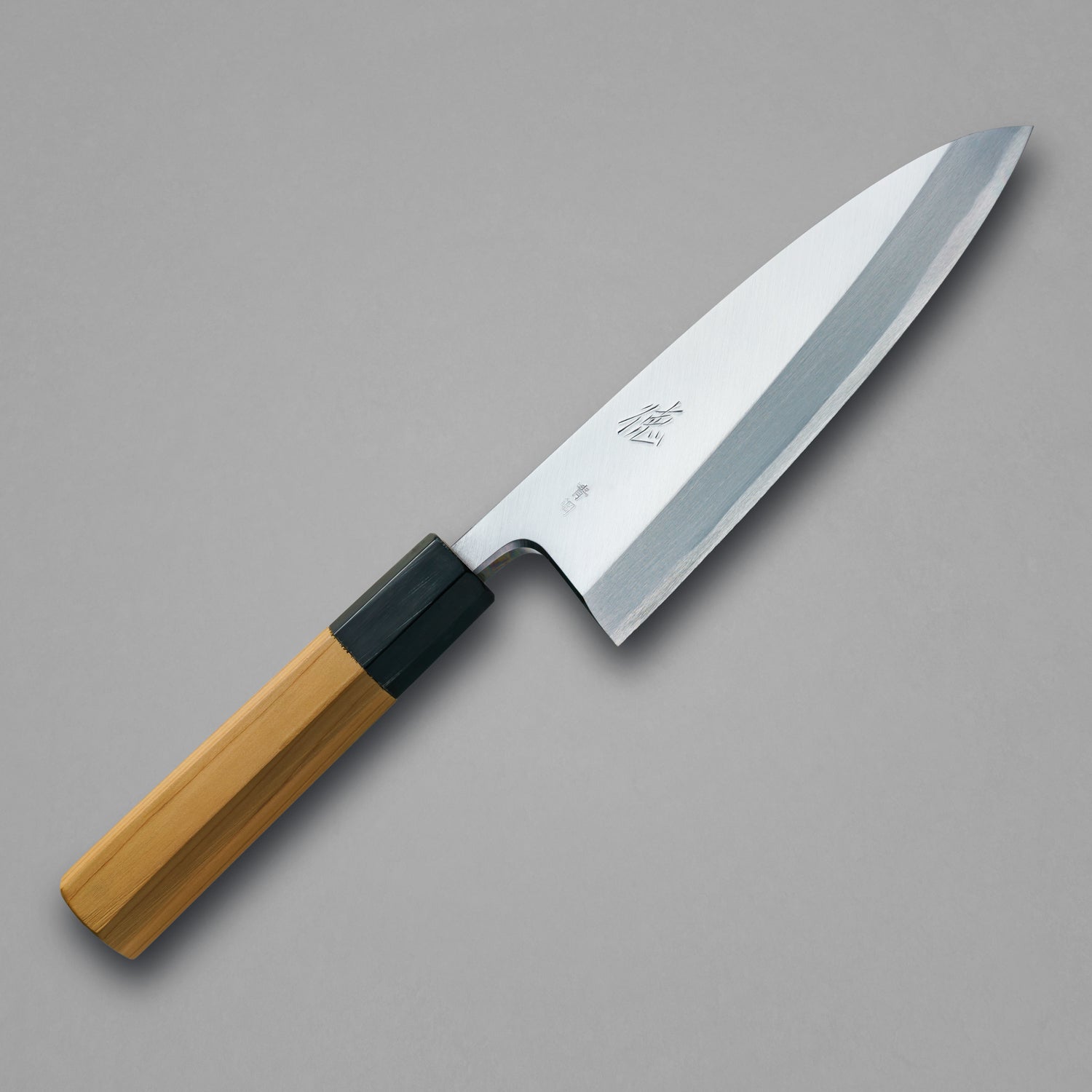 包丁の堺徳|出刃包丁 堺打刃物 青二鋼 一位八角柄