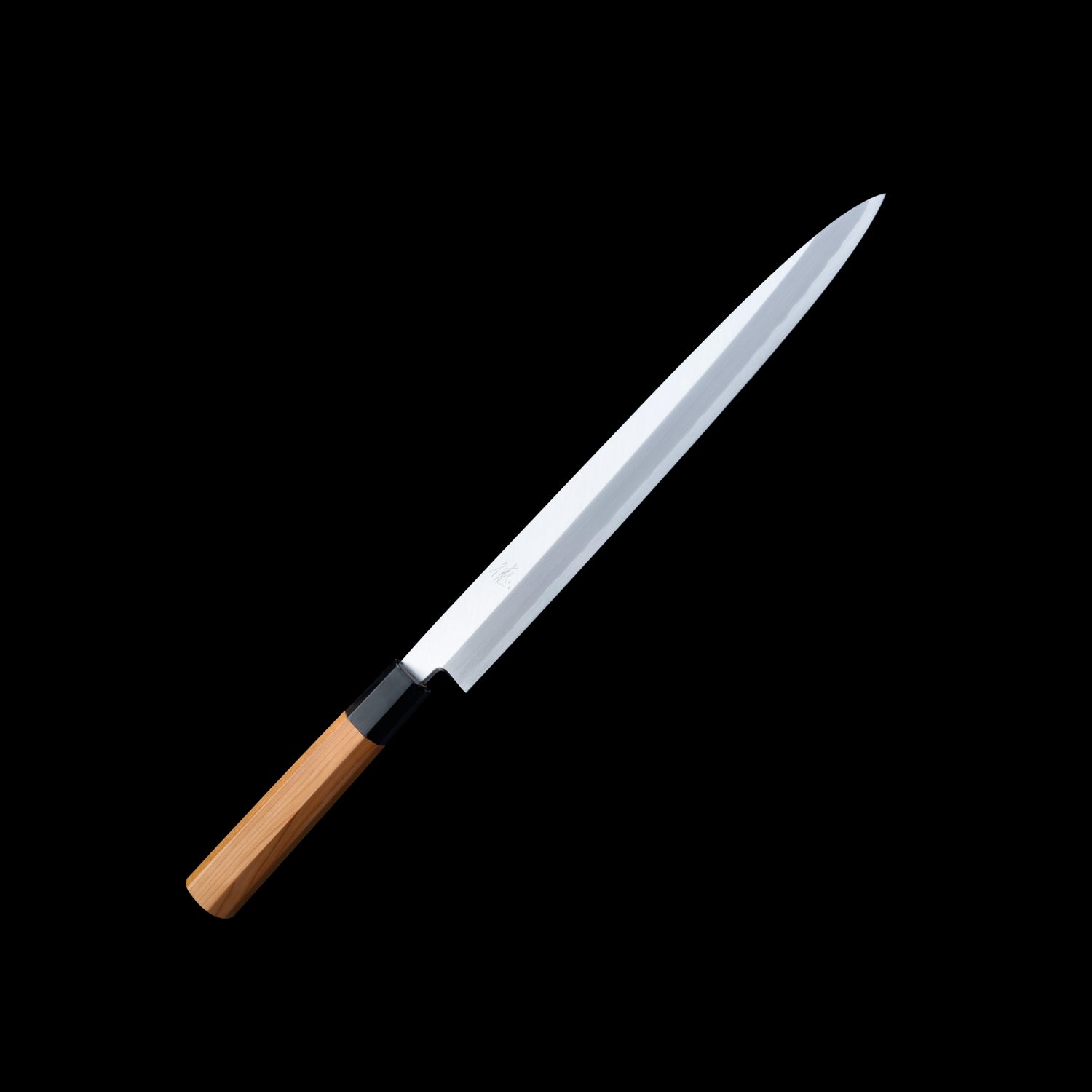 Japan Knife TOKU | Ginsan steel Yanagiba Knife Yew octagonal handle