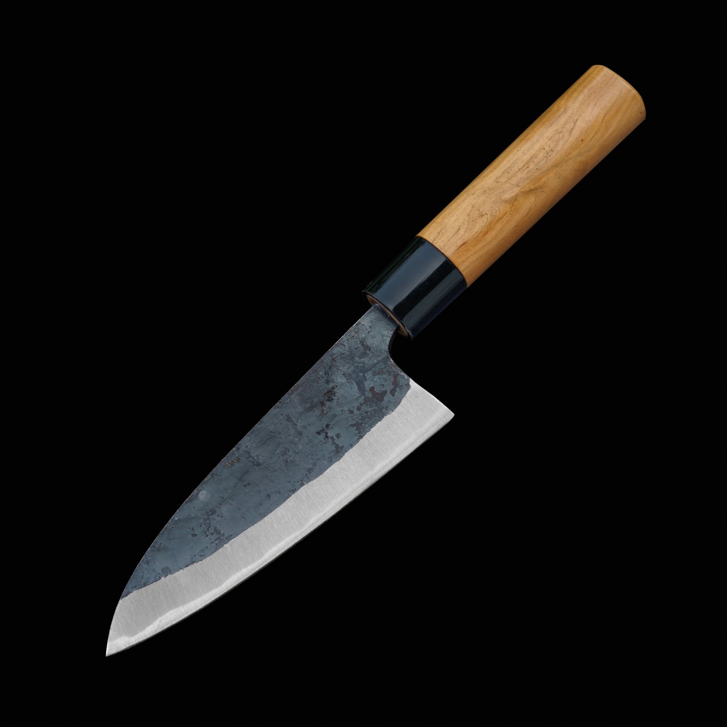 Japan Knife TOKU | Santoku knife made in Tanegashima, White paper No.1, cherry pattern
