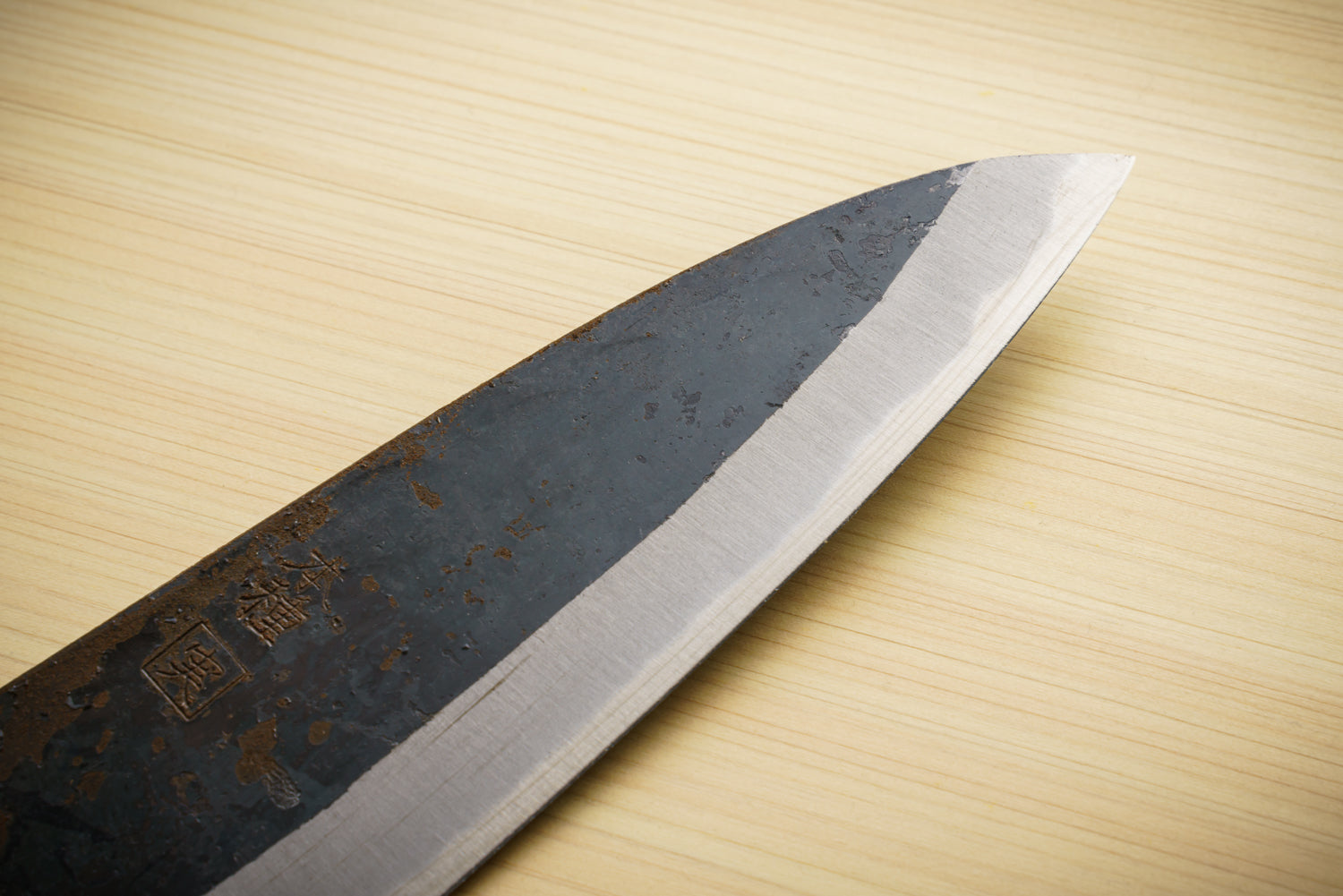 Japan Knife TOKU | Santoku knife made in Tanegashima, White paper No.1, cherry pattern