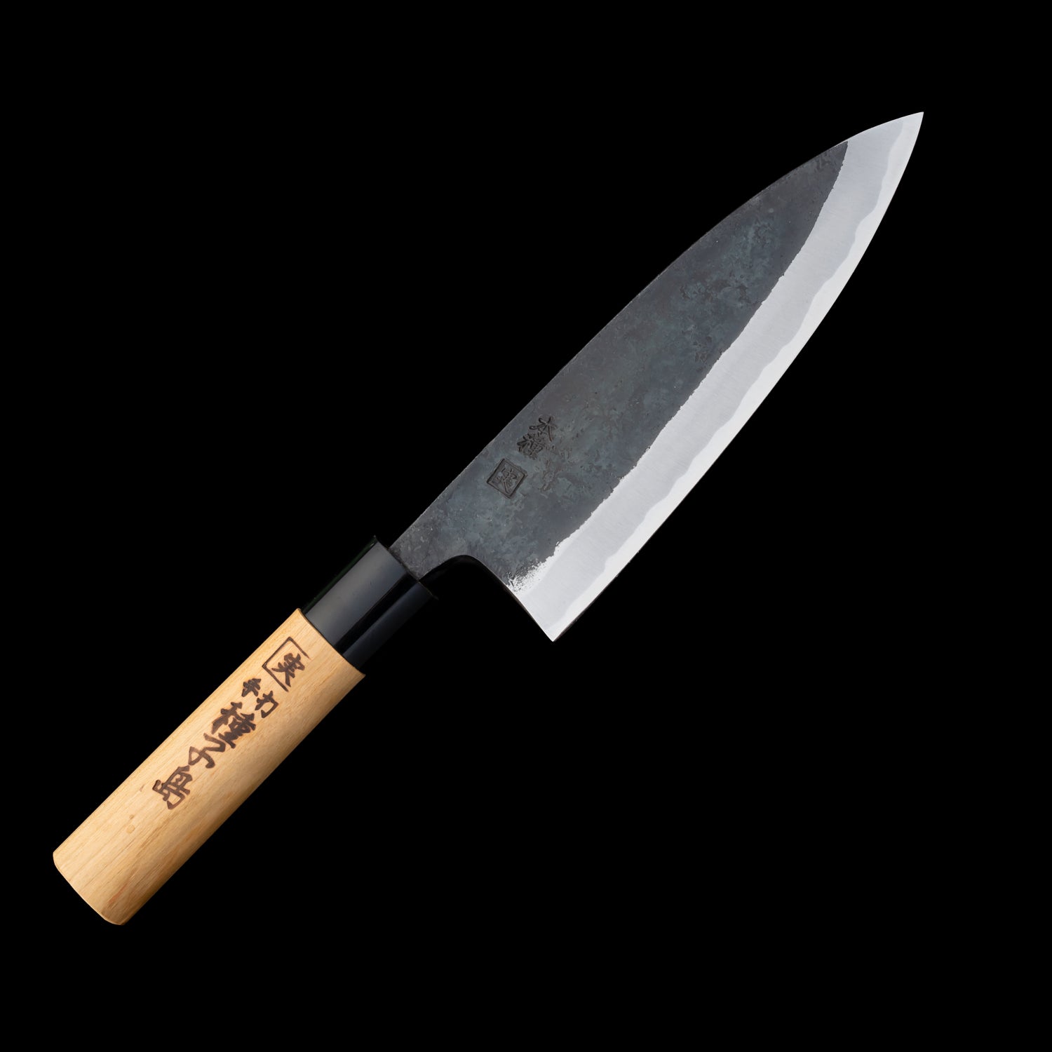 Japan Knife TOKU | Santoku knife made in Tanegashima, White paper No.1, cherry pattern