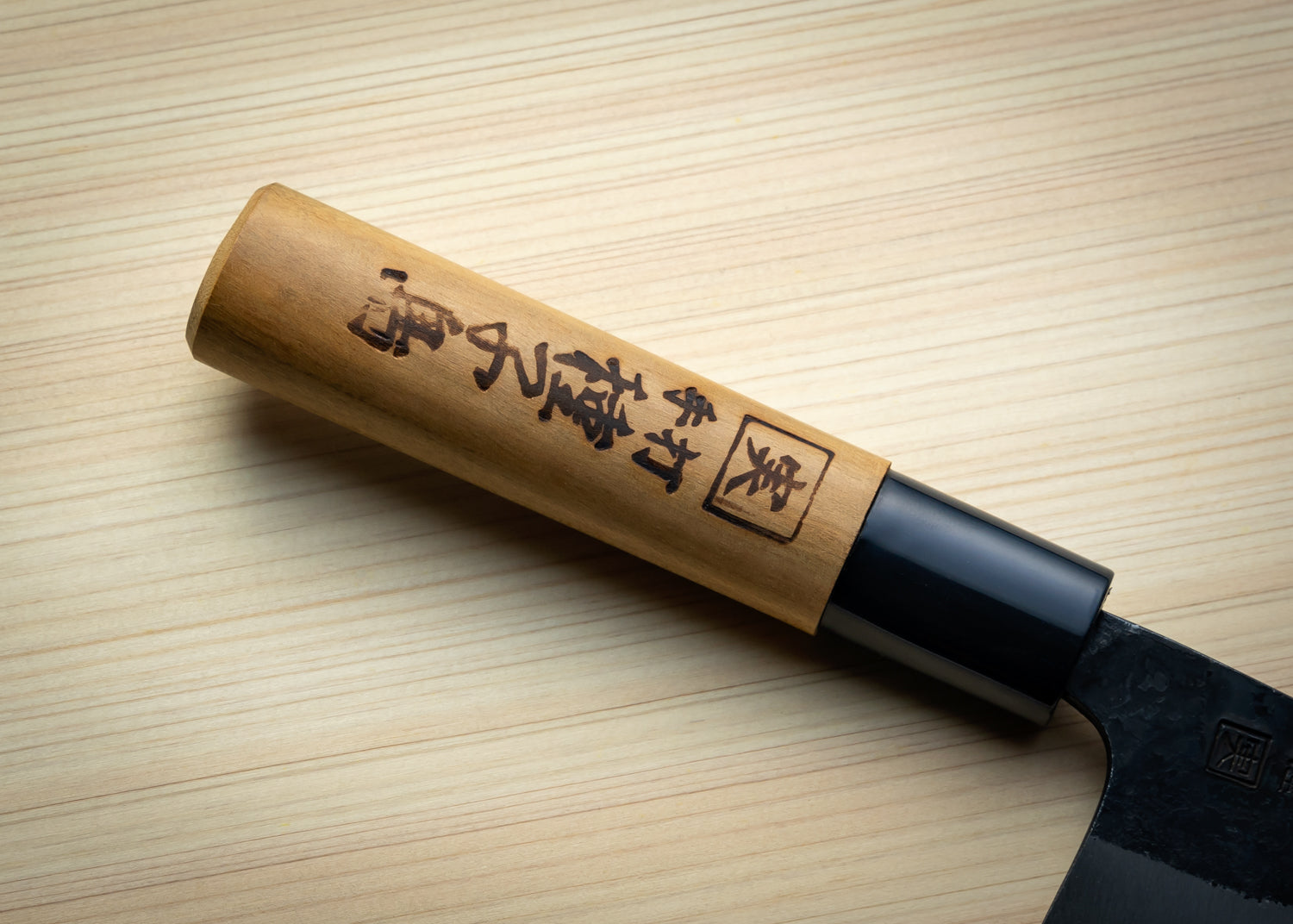 Japan Knife TOKU | Tanegashima Knife Aji-kiri knife White paper 1 steel blade Cherry Blossom handle
