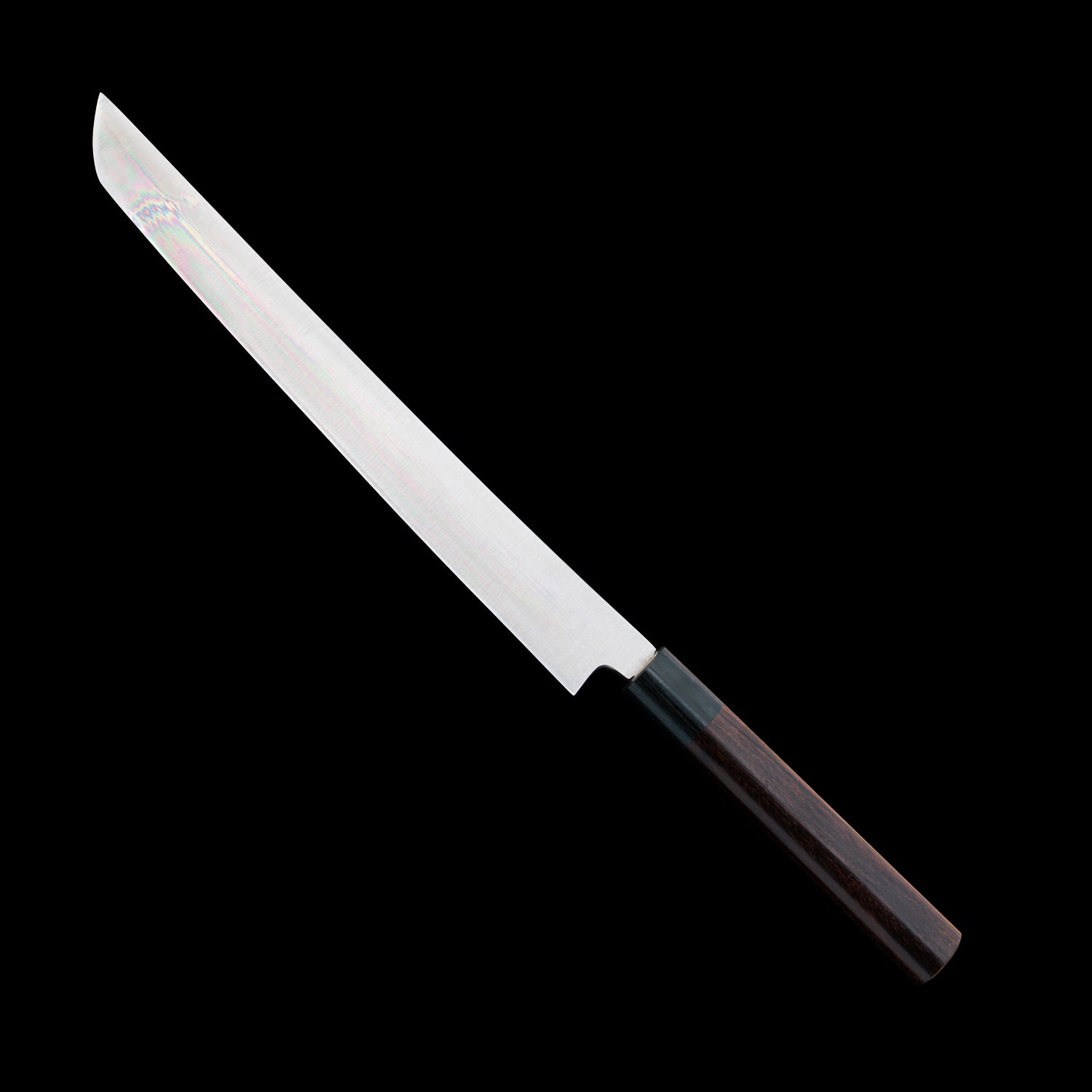 Japan Knife TOKU | Yanagiba Kiritsuke Knife, Seed Knife, Polished, Blue Steel, Rosewood