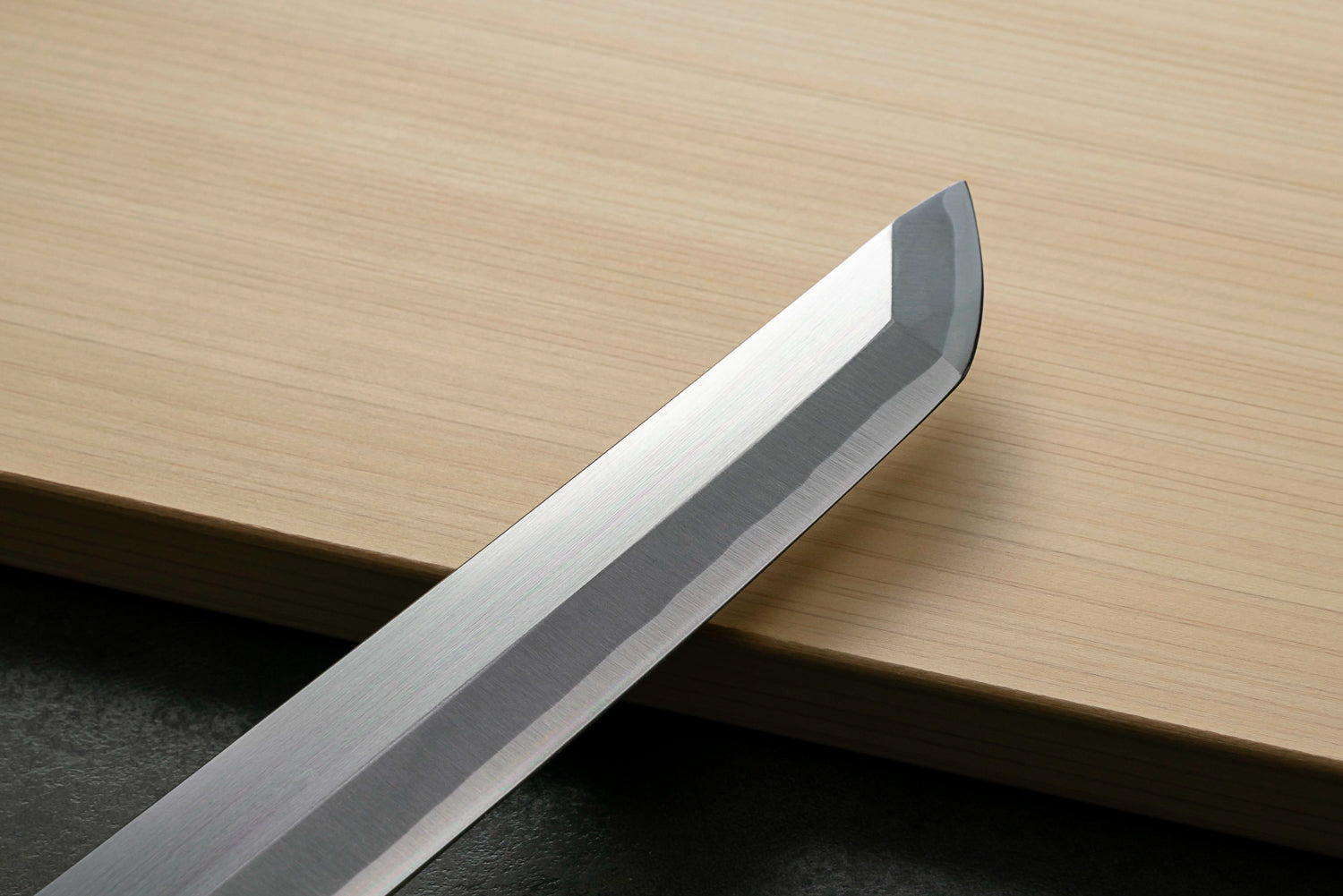 Japan Knife TOKU | Yanagiba Kiritsuke Knife, Seed Knife, Polished, Blue Steel, Rosewood