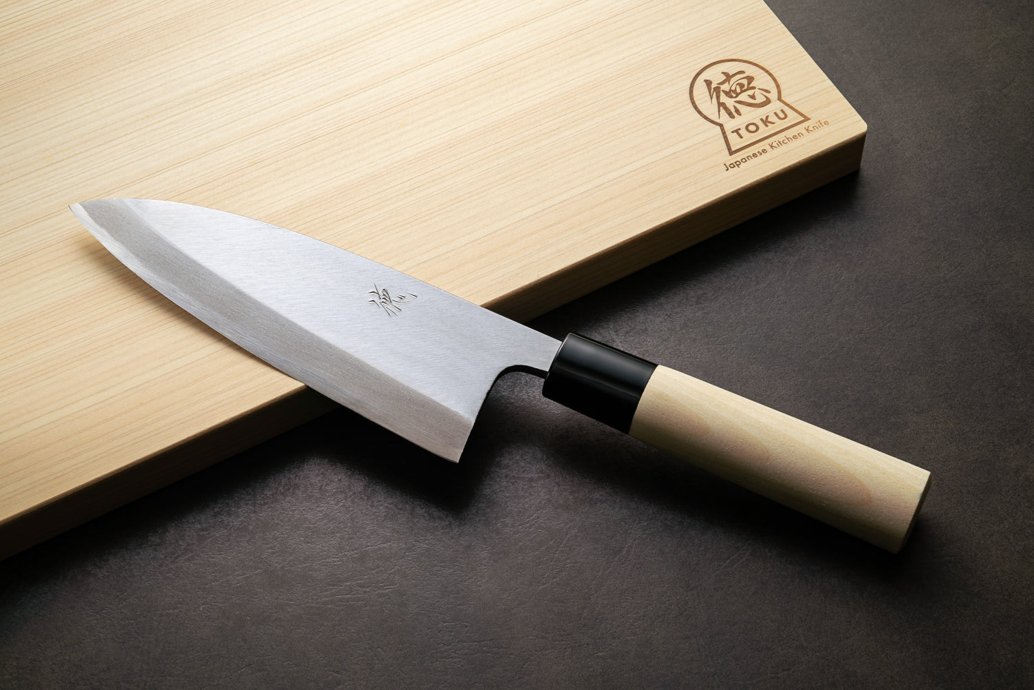 Japan Knife TOKU | Deba knife SK-5 poplar handle left-handed