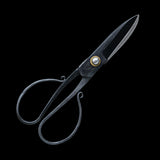 Seed scissors, black finish