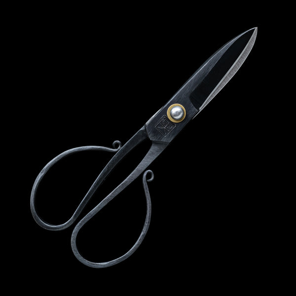 Seed scissors, black finish