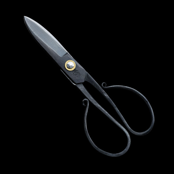 Seed scissors, black finish