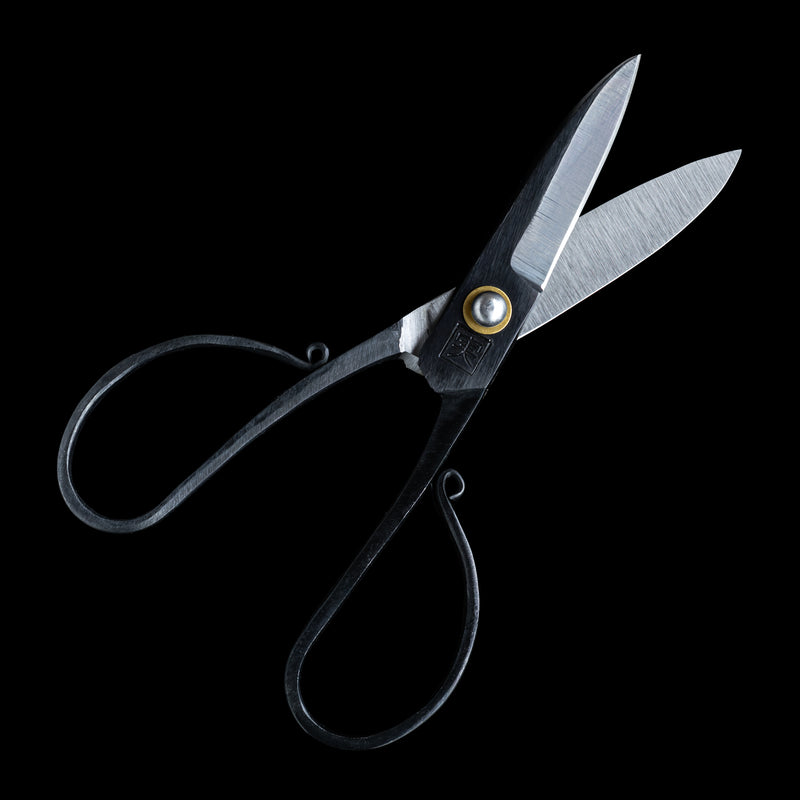 Seed scissors, black finish