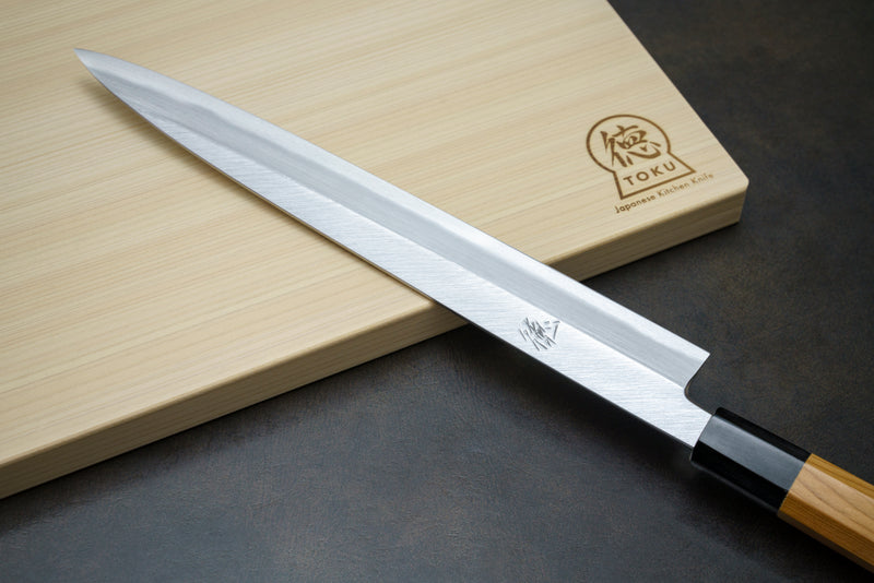 Japanese Sakai knife Yanagiba knife White paper 2 Yew octagonal handle
